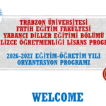 Bölümümüzde Oryantasyon Programı Düzenlendi